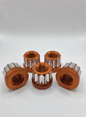 DEEZNUTZ 12 Point Billet 7075 Aluminum 5/8-18 Lug Nuts